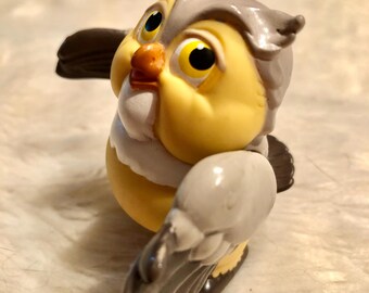 Vintage 1988 Disney Bambi Friend Owl Vintage Mcdonald's Happy Meal