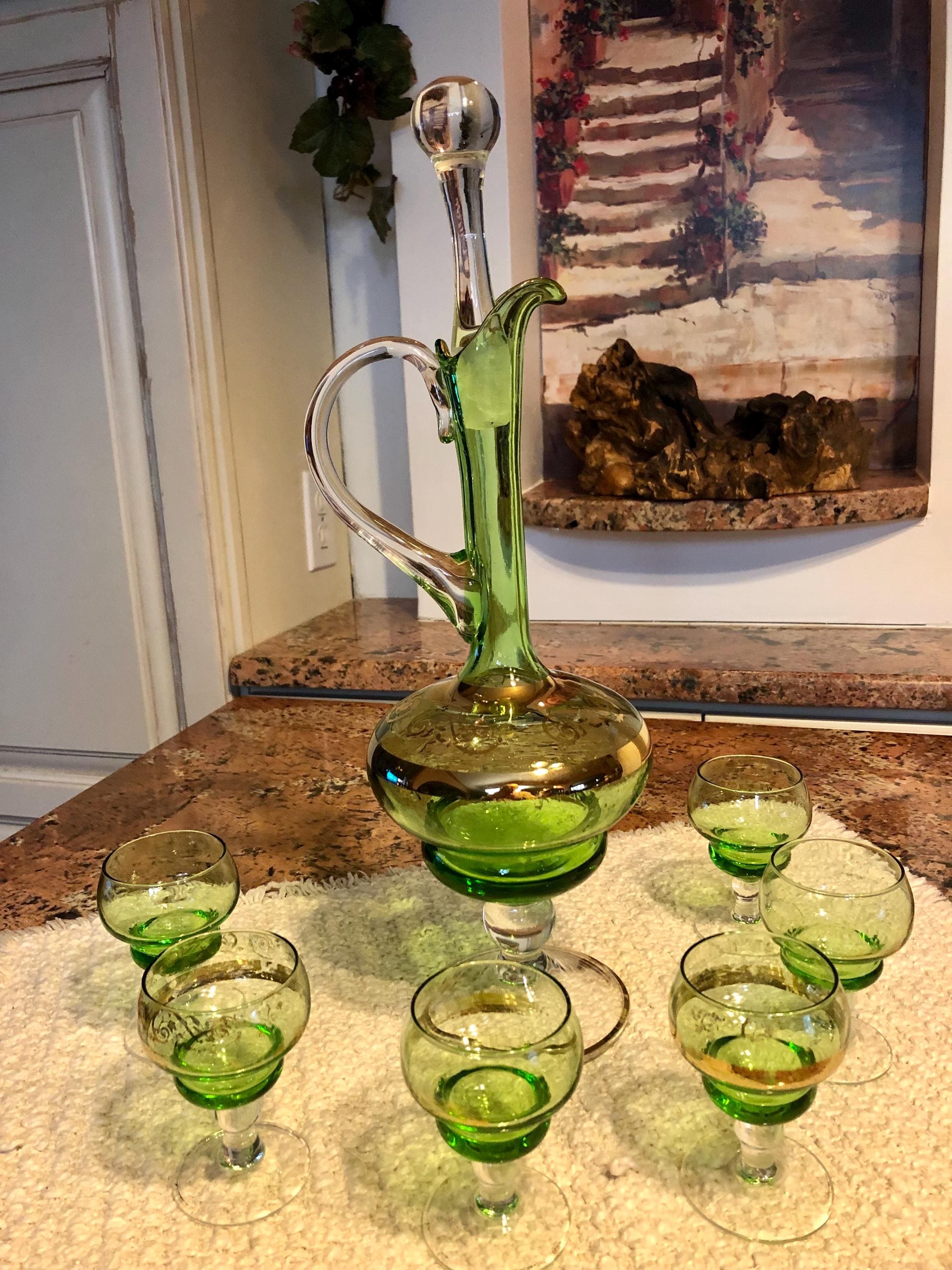 Murano Decanter - Etsy