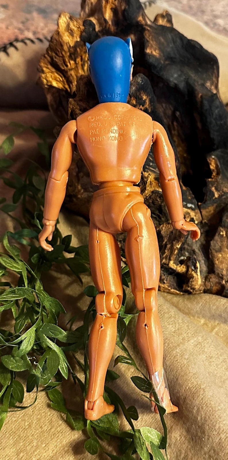 Vintage 1970s Mego Captain America 8" Action Figure Original Owner for Parts Restoration image 6