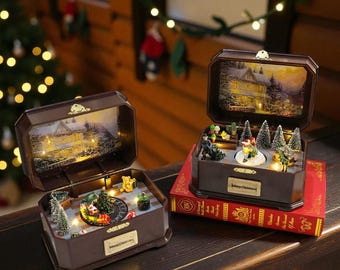 ゼンマイ式クリスマスオルゴール「フロスティ・ザ・スノーマン