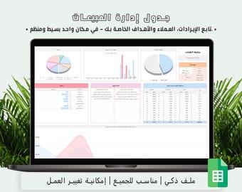 Sales Tracker Google Sheet Template | Small Business Management