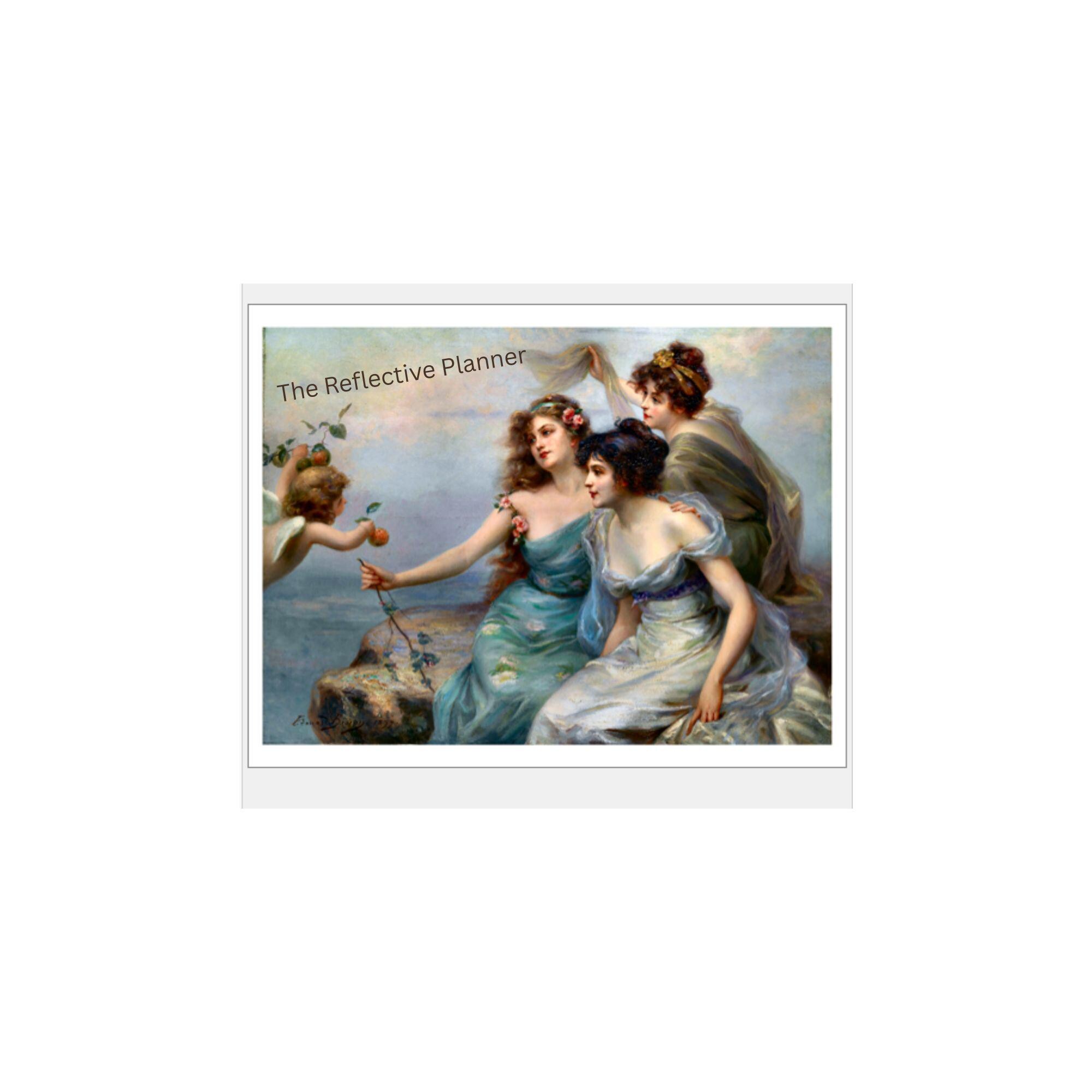 The Three Graces Art Print by Edouard Bisson, 1899, Fantasy Art