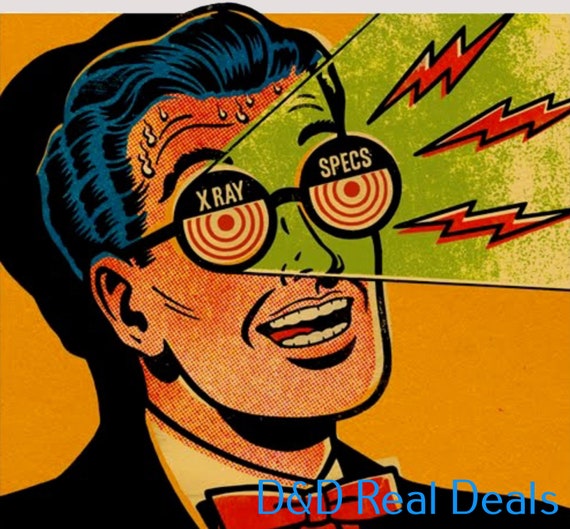 X-RAY SPECS Funny Vintage Advertisement Art Print Reproduction
