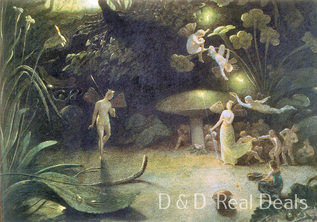 Fairy Vintage Art Print Reproduction From A Midsummer Nights Dream by ...