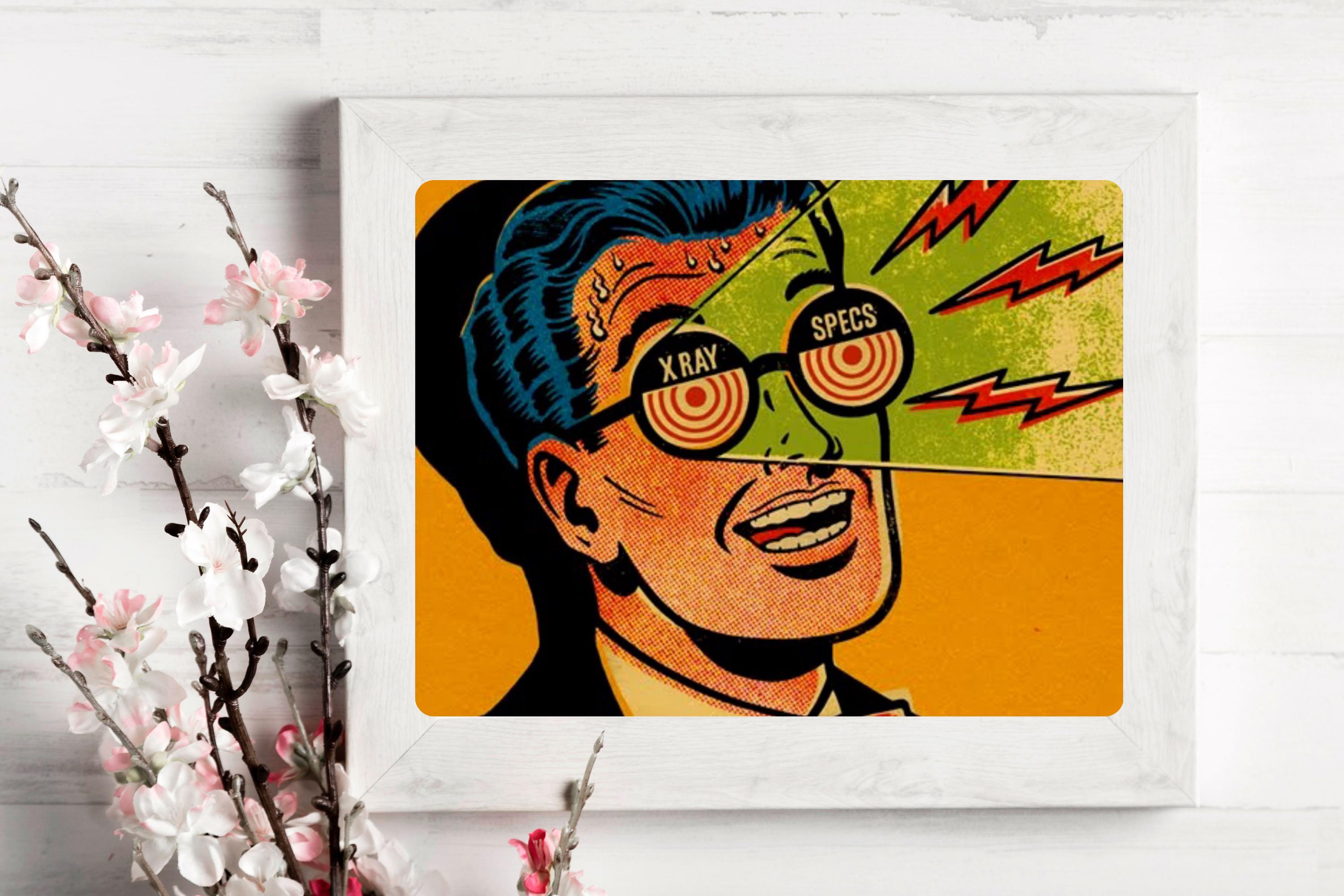 Buy X-RAY SPECS Funny Vintage Advertisement Art Print Reproduction