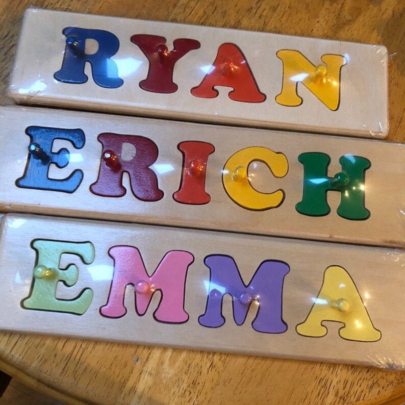 Name Puzzle PersonalizedName Puzzle Personalized GirlName Etsy