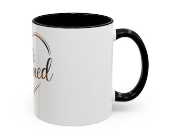 Taza de la Sra. Corazón Informado / Taza de café con acento de 11 oz o 15 oz