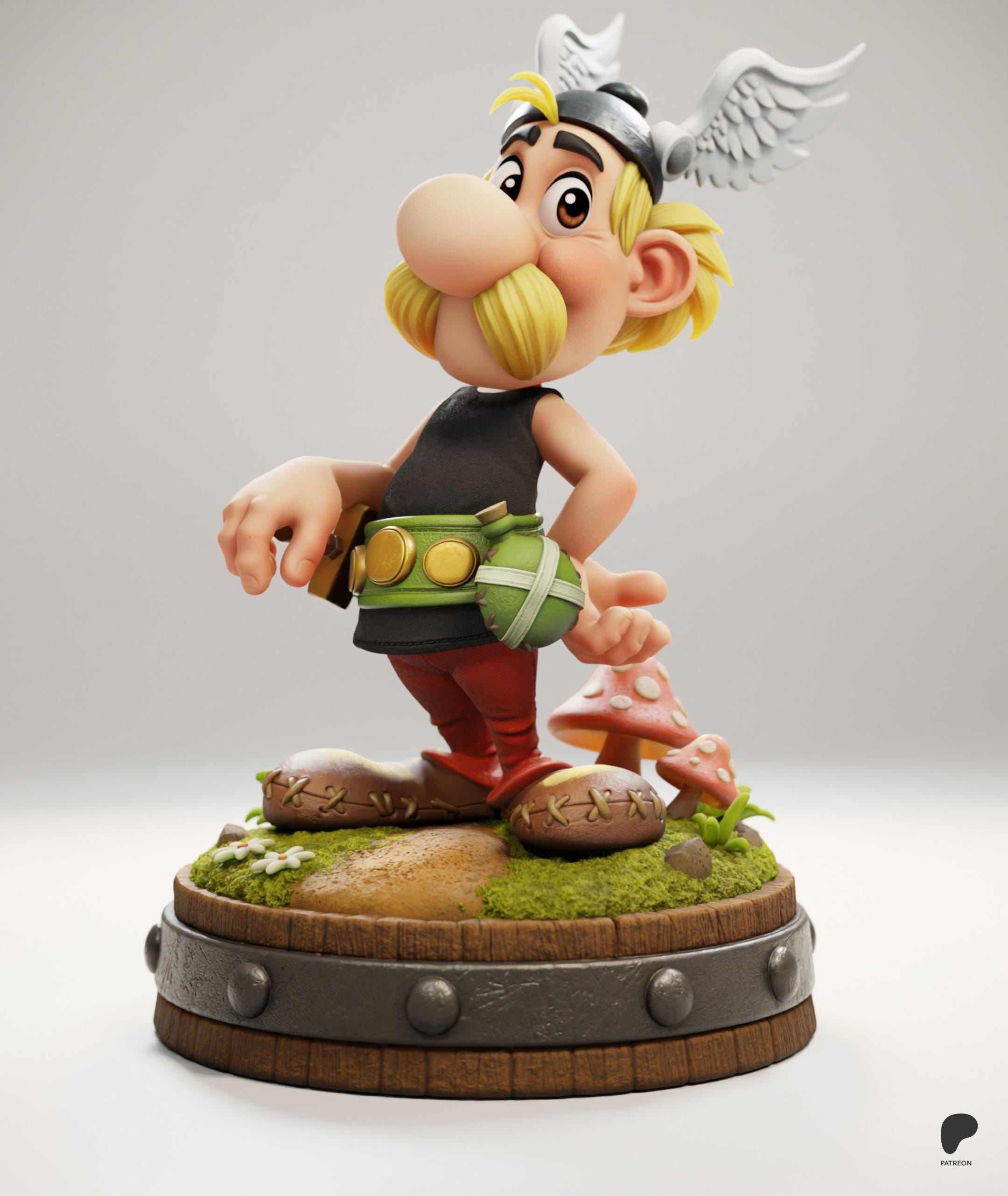 Extremely rare 13cm giant Asterix bean