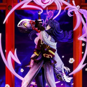 Raiden From Genshin Impact - 3D STL File | Resin Stl File | FDM Stl File | Instant Download STL | Fan Art Figurine