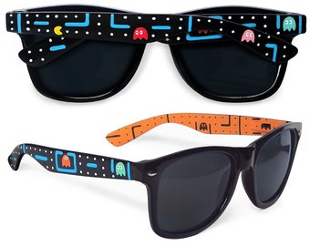 Arcade video game Sunglasses geek girl gift idea unique geek gift for gamer women mens Wayfarer festival glasses 8bit retro video game