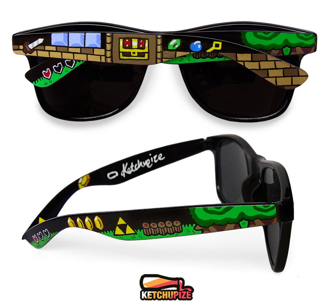 Legend of Zelda custom sunglasses gift for nerd unique video Etsy