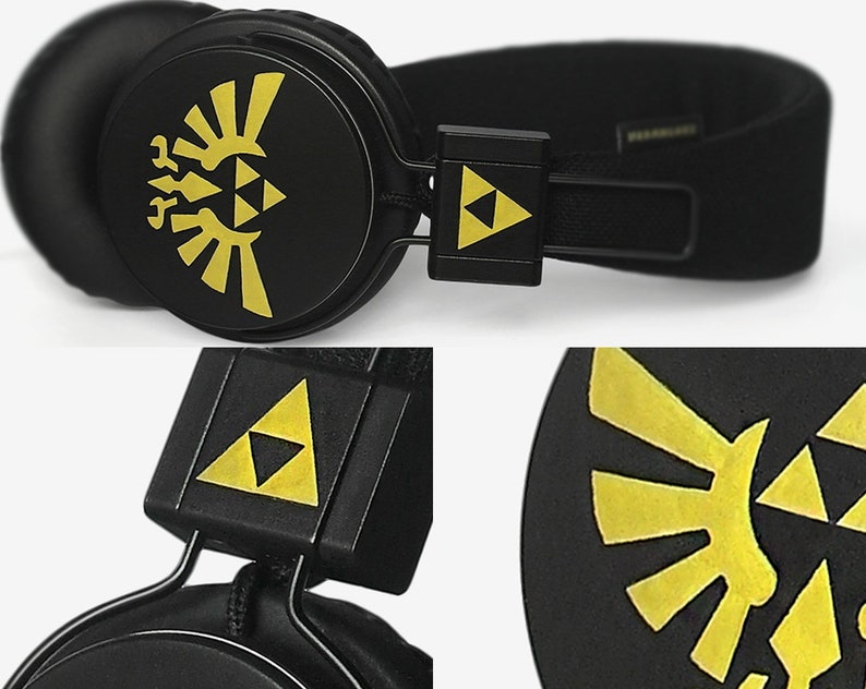 Legend of Zelda custom headphones geek guy gift for her unique Etsy