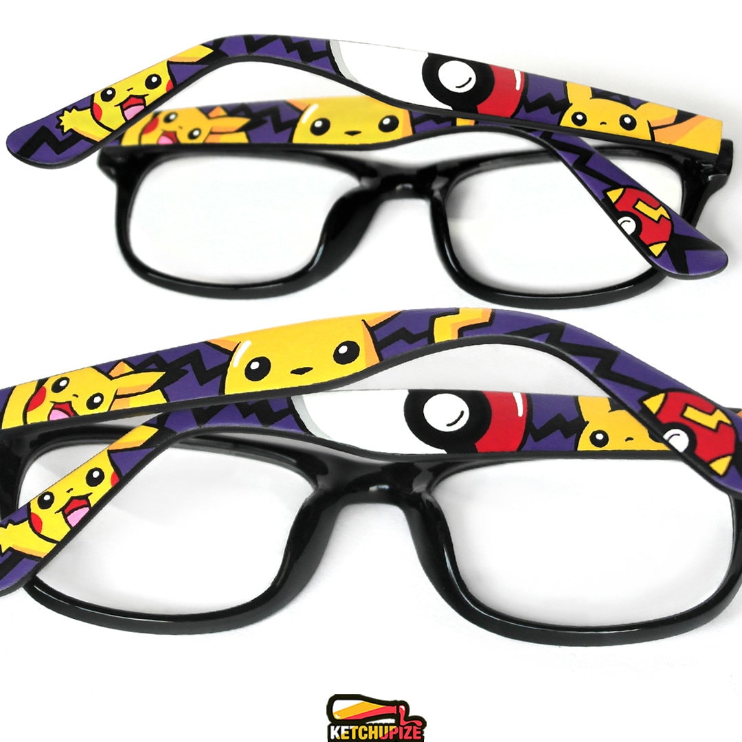 Custom Pikachu Pokemon glasses/sunglasses by Ketchupize