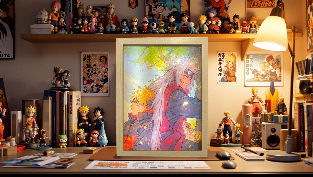 Naruto LED Light Box – Custom Anime Night Light | Naruto LED Frame for ...