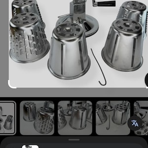 SaladMaster Machine Food Processor Salad Vegetable Cutter Slicer Shredder Grater