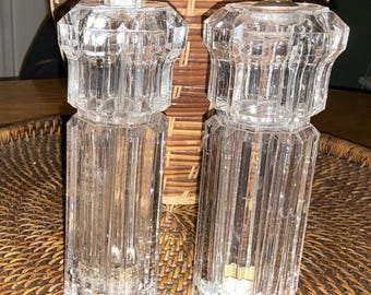 オールド・トンプソン クリアアクリル製ペッパーミル＆ソルトシェーカーセット ヴィンテージ