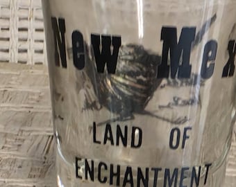Vintage New Mexico Shot Glass Souvenir new Land of Enchantment