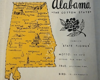 Alabama Decorative State Tile