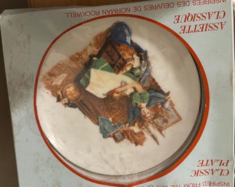 Norman Rockwell Dreams in the Attic Plate