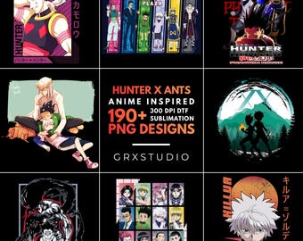 Más de 190 diseños de Alien King Ant estilo anime/inspirados en anime/PNG de 300 DPI/diseños para camisetas/sudaderas con capucha listos para imprimir y sublimación/descarga digital