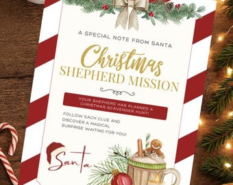 Shepherd Scavenger Hunt • 10 Christian Clue Cards • Nativity Hunt Game • Shepherd on the Search Printable • Instant Download