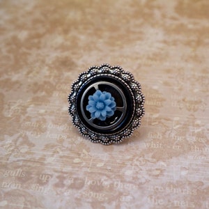 Victorian Cog Flower Ring