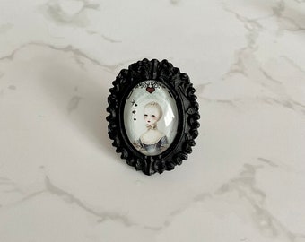 Marie Gothic Statement Ring