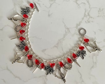 Crimson Chronicles Charm Bracelet
