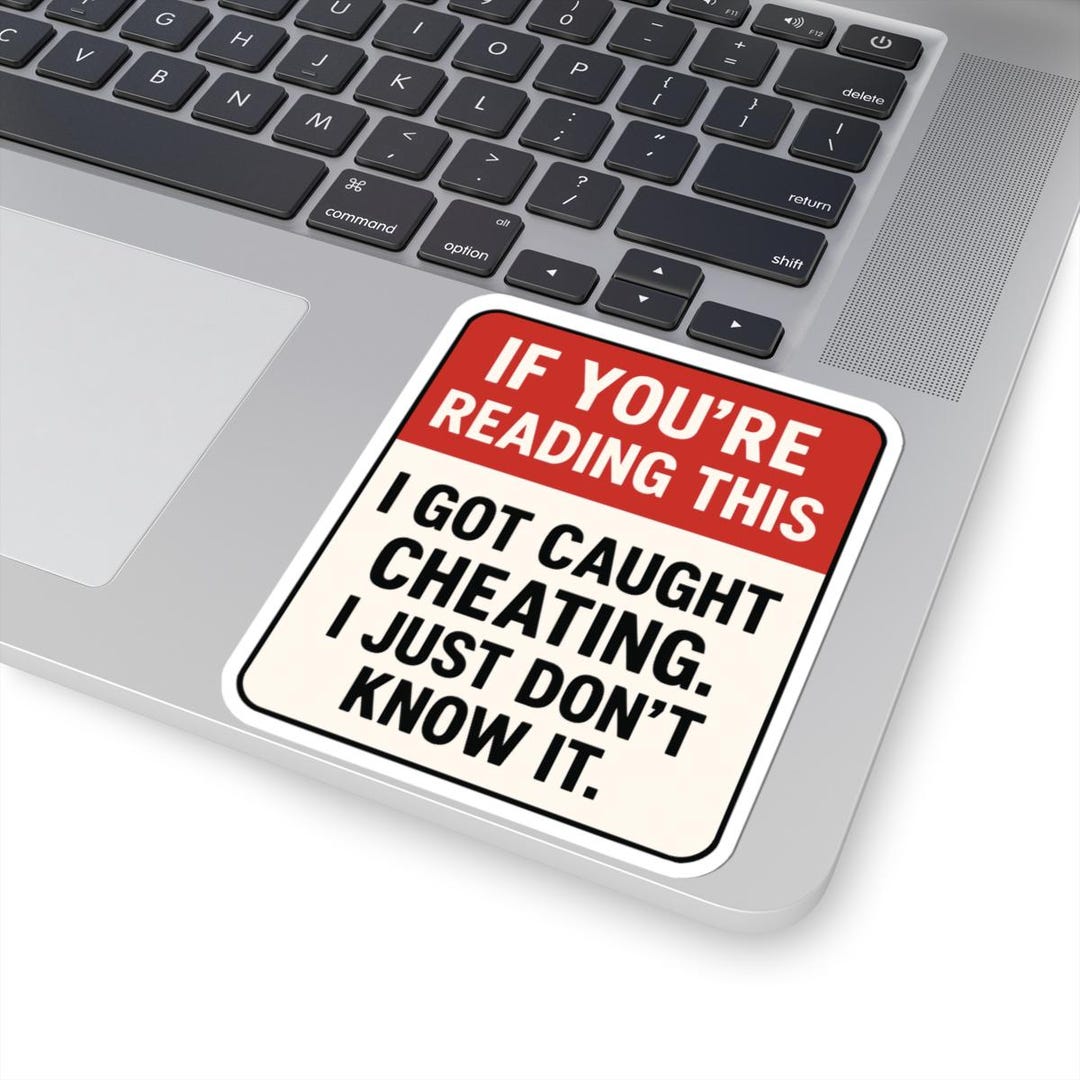 Cheater Exposure Sticker, Funny Cheating Spouse Revenge Gift, Embarrass ...
