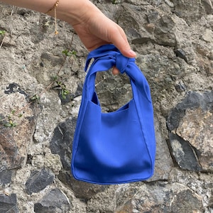Satin Purse Bag Clutch, Evening Clutch Bag Purse Bag, Wedding Purse Bag, Japanese Knot Bag, Furoshiki Bag, Asparagus Green, Sage Green, image 3