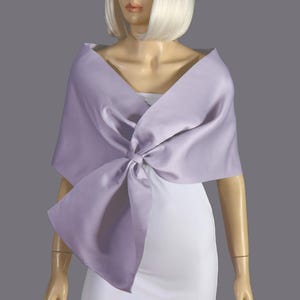 Evening Taffeta Shawl Wrap, Wrap Stole, Wedding Shawl, Stole Shawl Wrap Shrug,Lilacs