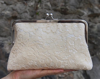 Bridesmaid Gift Silk Clutch Wedding clutch Bridal Clutch