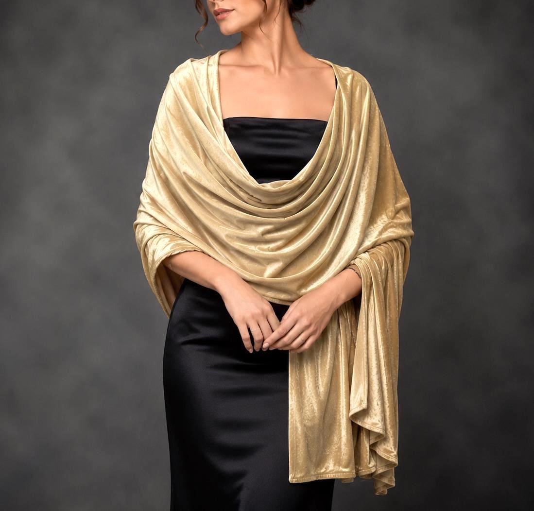 Gold Evening Wrap