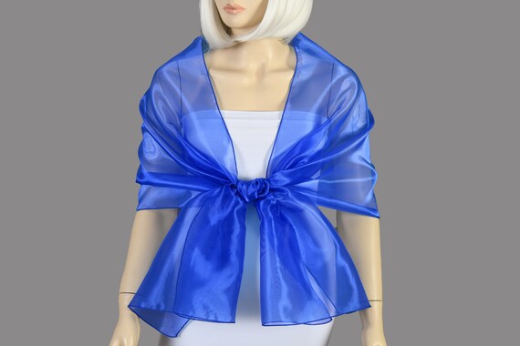 shawl for royal blue dress Tosca Royal Blue Shawl main image 0