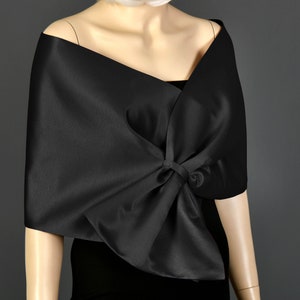 dressy black shawl wrap