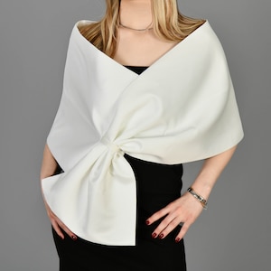 Bridal Shawl Wrap, Wrap Stole, Woman Wedding Evening  Shawl, Ivory