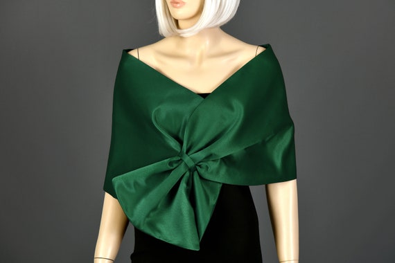 Emerald green sale shawl wrap