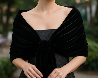 Sciarpa Sartoriale Velluto E Seta Double Face Viola Con Frange - Foto 6