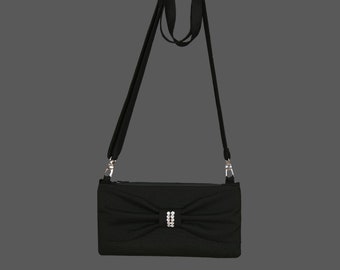 Pochette Da Sera Donna Navy – Borsa A Tracolla Con Catena, Per Matrimonio E Festa - Foto 3