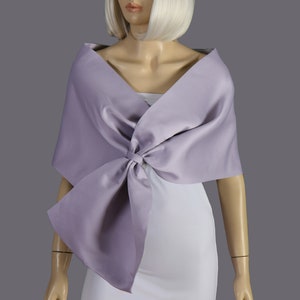 Evening Taffeta Shawl Wrap, Wrap Stole, Wedding Shawl, Stole Shawl Wrap Shrug,Lilacs