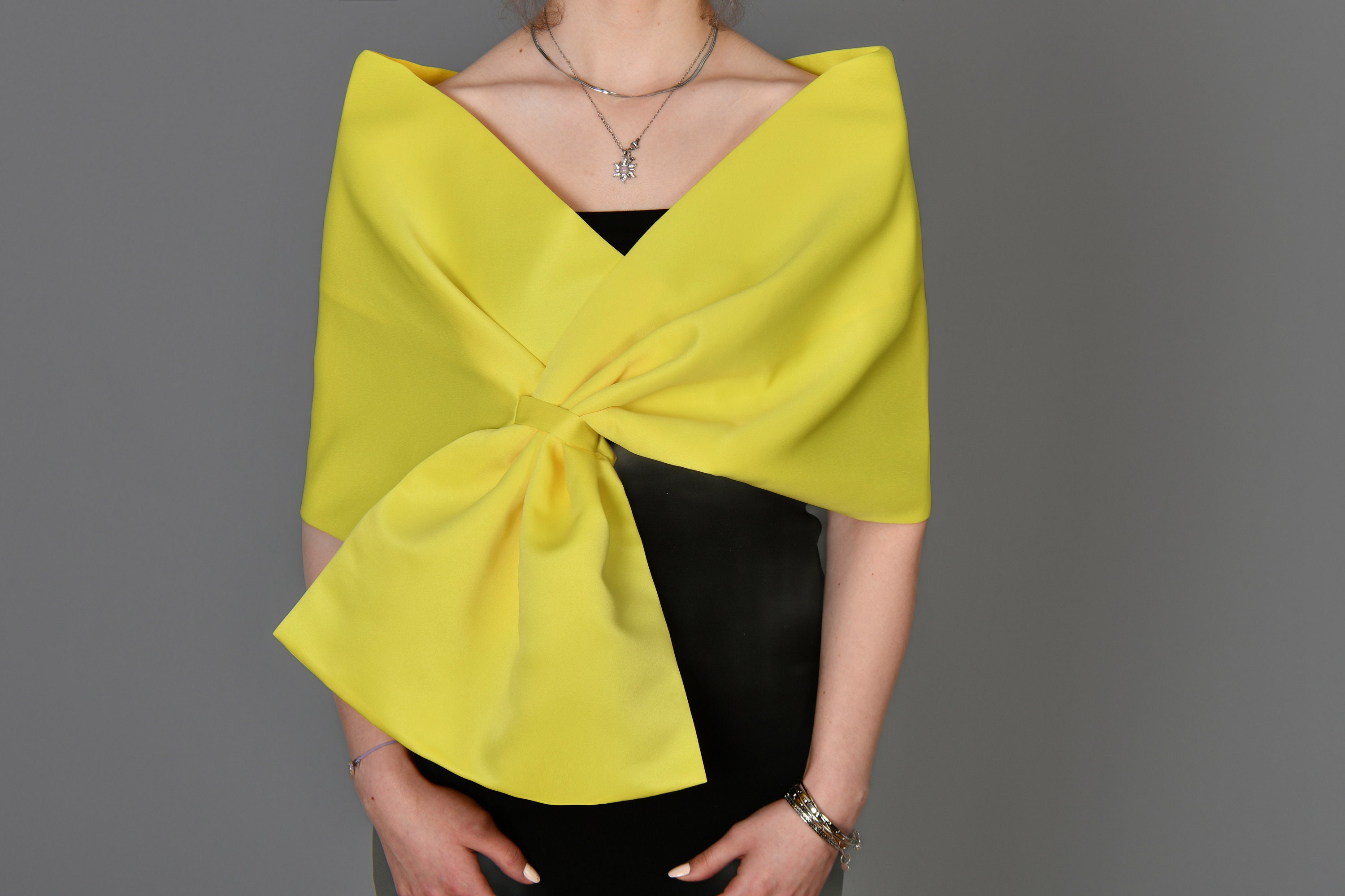 Apricot Yellow Scarf - Etsy