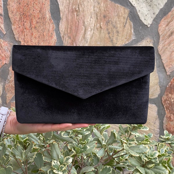 Umschlag Clutch Bag mit versteckter Handgelenktasche, Abendtasche, Clutch Bag, mit abnehmbarem Griff, Farboption erhältlich