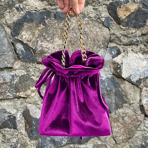 Violet Knot Bag Purse, Dance & Prom purse, Evening Pouch, Special Occasion, Simple Elegant Bag, Evening Dress, Violet Purple