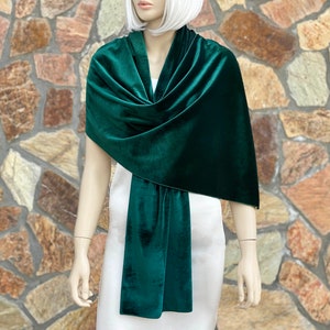 shawl emerald green