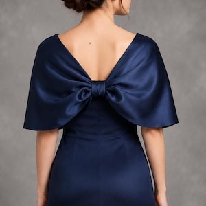 Dress Cover up Formal in Navy Blue