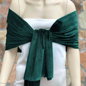 shawl emerald green