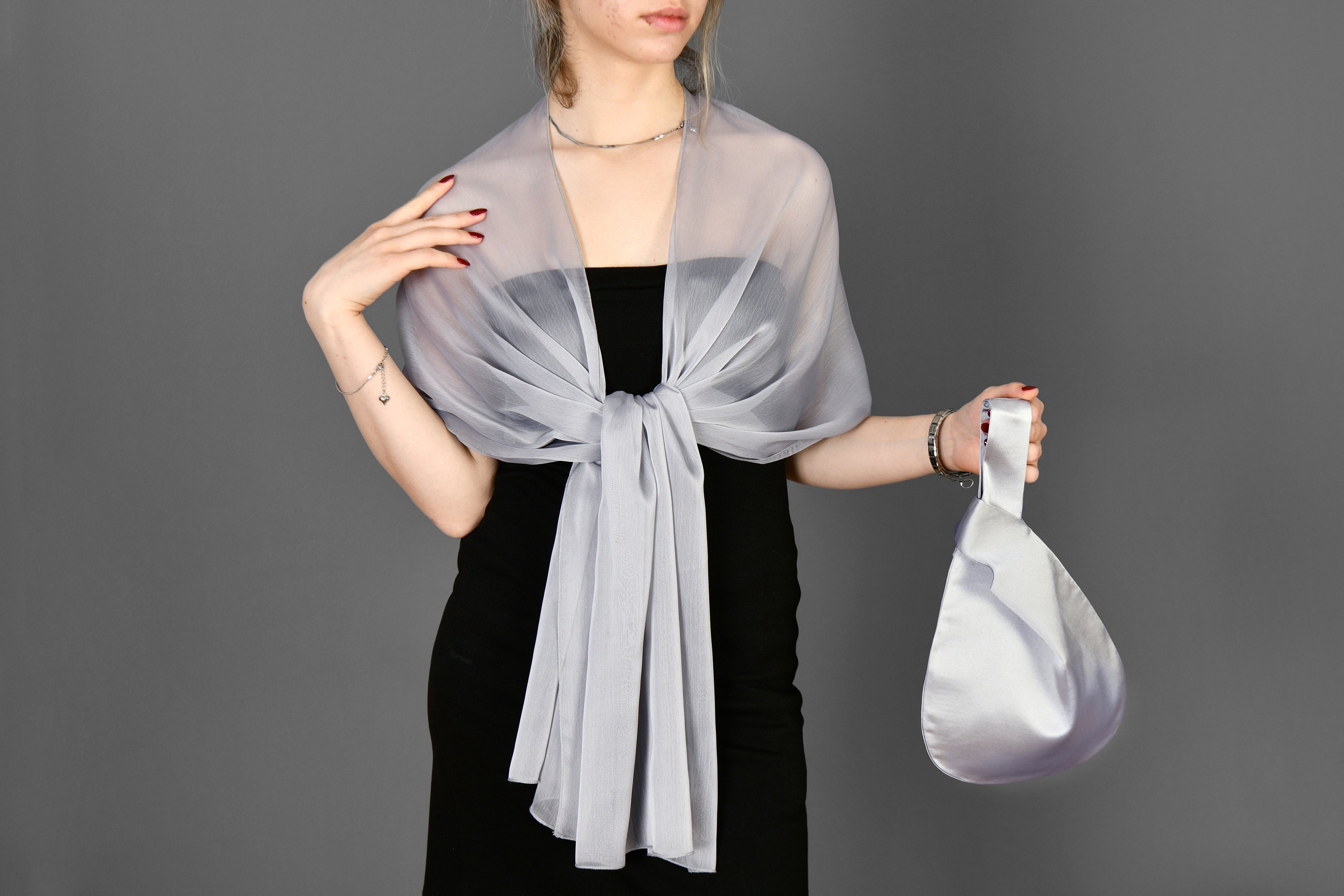 Silver Bolero Shrug - Etsy