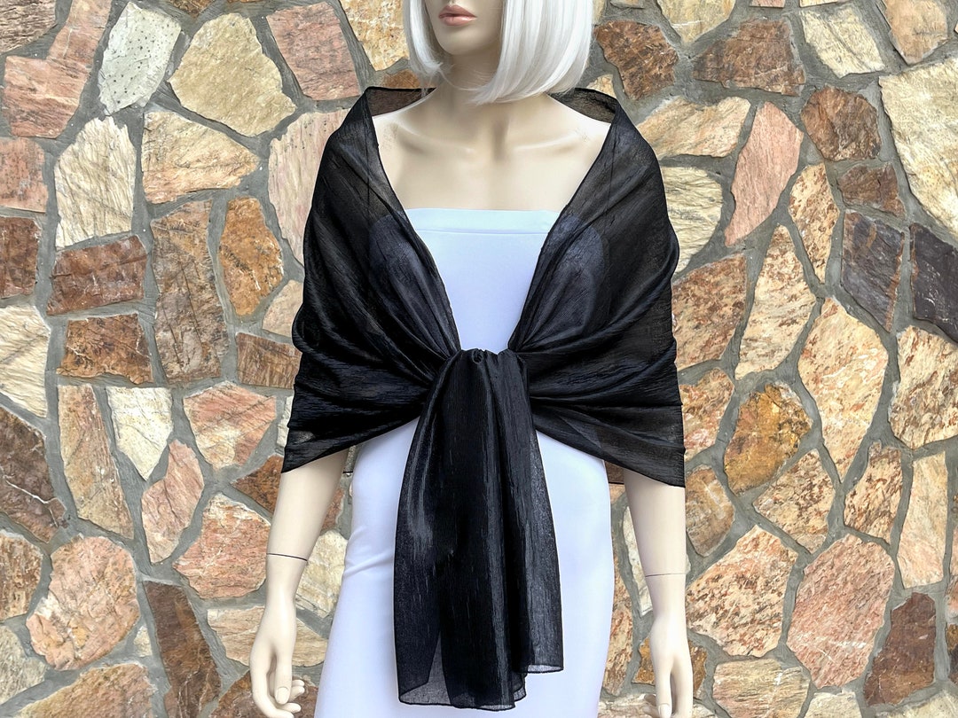 shawl wrap black