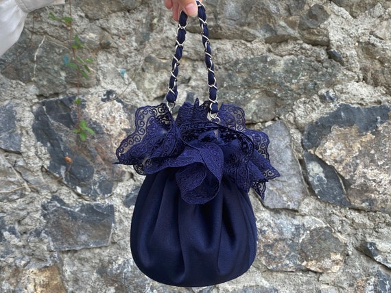 Navy cocktail purse sales