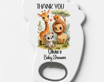 Gepersonaliseerde voetafdrukmagneet babyshower – Souvenir cadeau